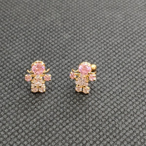 ARETES PAR ORO 10 K 1,10 GRMS (SEMINUEVO)
