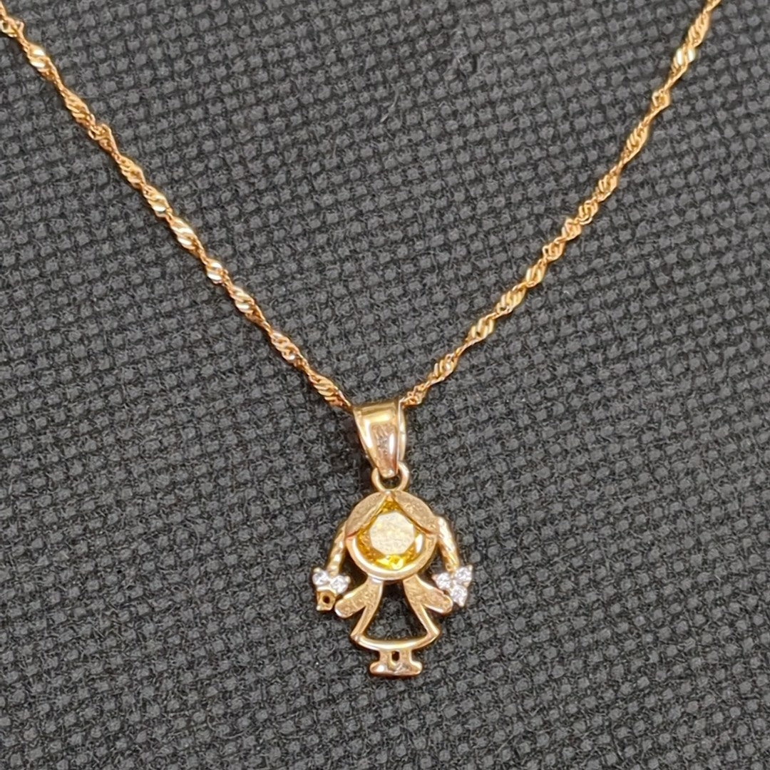 CADENA,DIJE ORO 10 K 2,10 GRMS (SEMINUEVO)