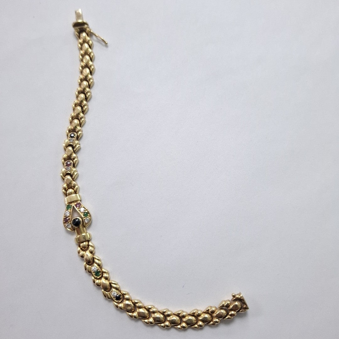PULSERA ORO 14 K 13.5 GRMS (SEMINUEVO)