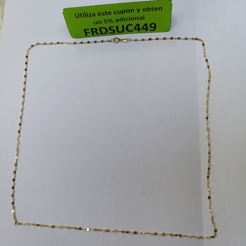 CADENA ORO 10 K 1.1 GRMS (SEMINUEVO)