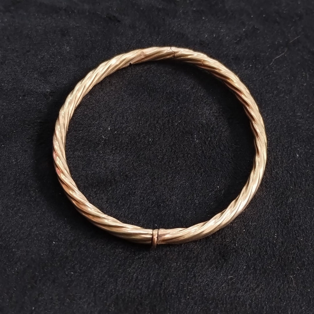 PULSERA RIGIDA ORO 14 K 11,10 GRMS (SEMINUEVO)