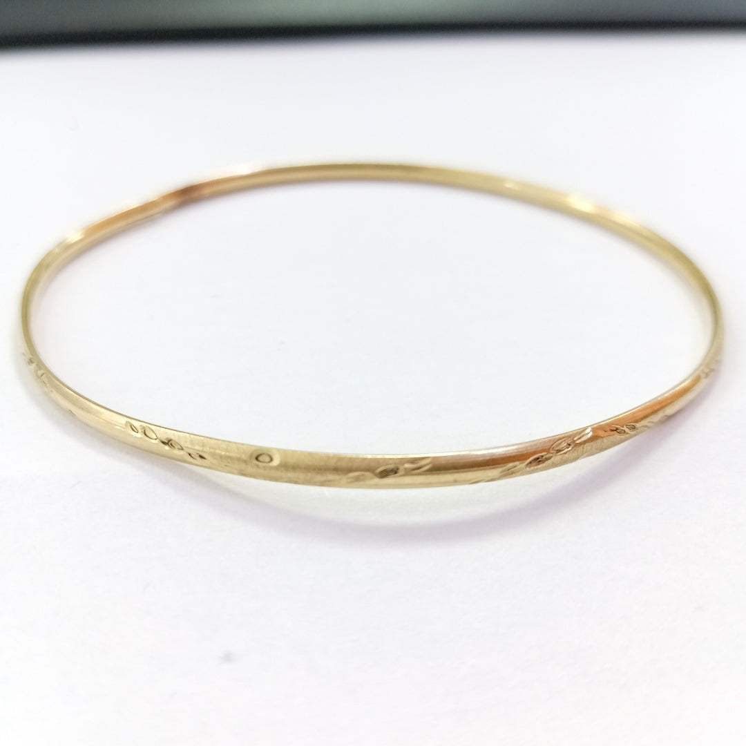 PULSERA RIGIDA ORO 10 K 3,20 GRMS (SEMINUEVO)
