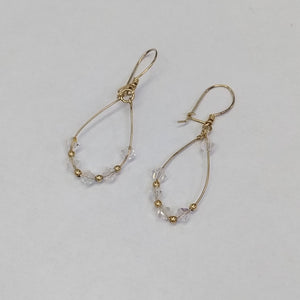 ARETES PAR ORO 14 K 1.9 GRMS (SEMINUEVO)