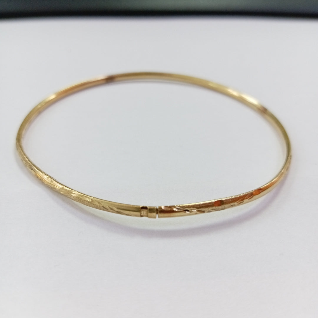 PULSERA RIGIDA ORO 10 K 3,20 GRMS (SEMINUEVO)