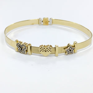 PULSERA RIGIDA ORO 14 K 11 GRMS (SEMINUEVO)