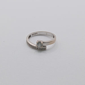 ANILLITO ORO BLANCO 14 K 2.2 GRMS (SEMINUEVO)