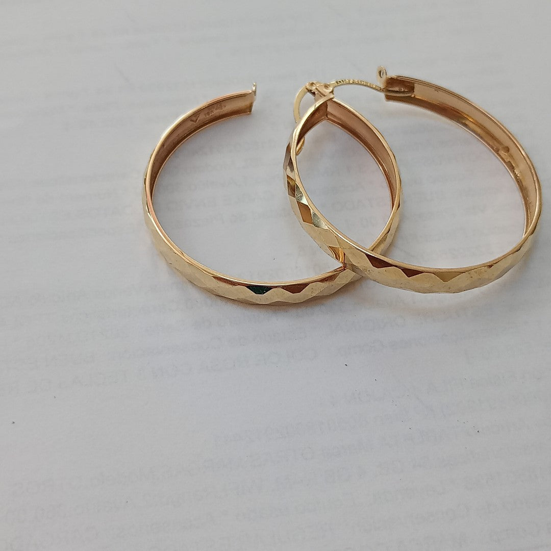 ARRACADAS PAR ORO 10 K 4.8 GRMS (SEMINUEVO)
