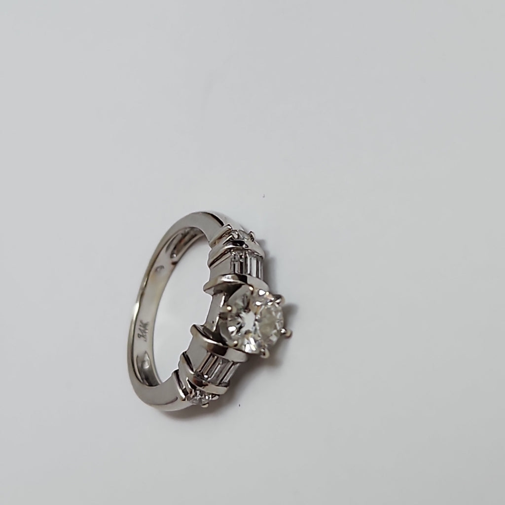 ANILLITO ORO BLANCO 14 K 3.3 GRMS (SEMINUEVO)