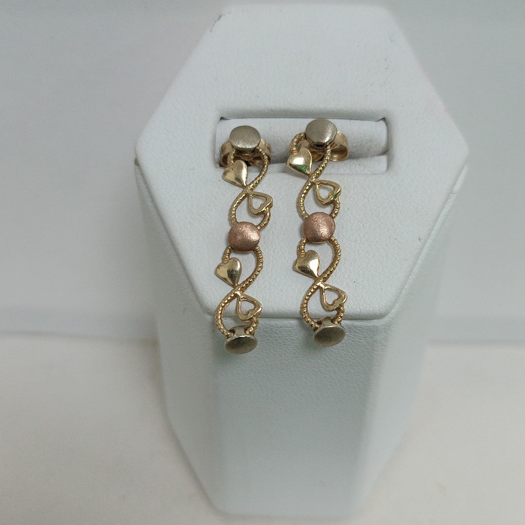ARETES PAR ORO 10 K 2.2 GRMS (SEMINUEVO)