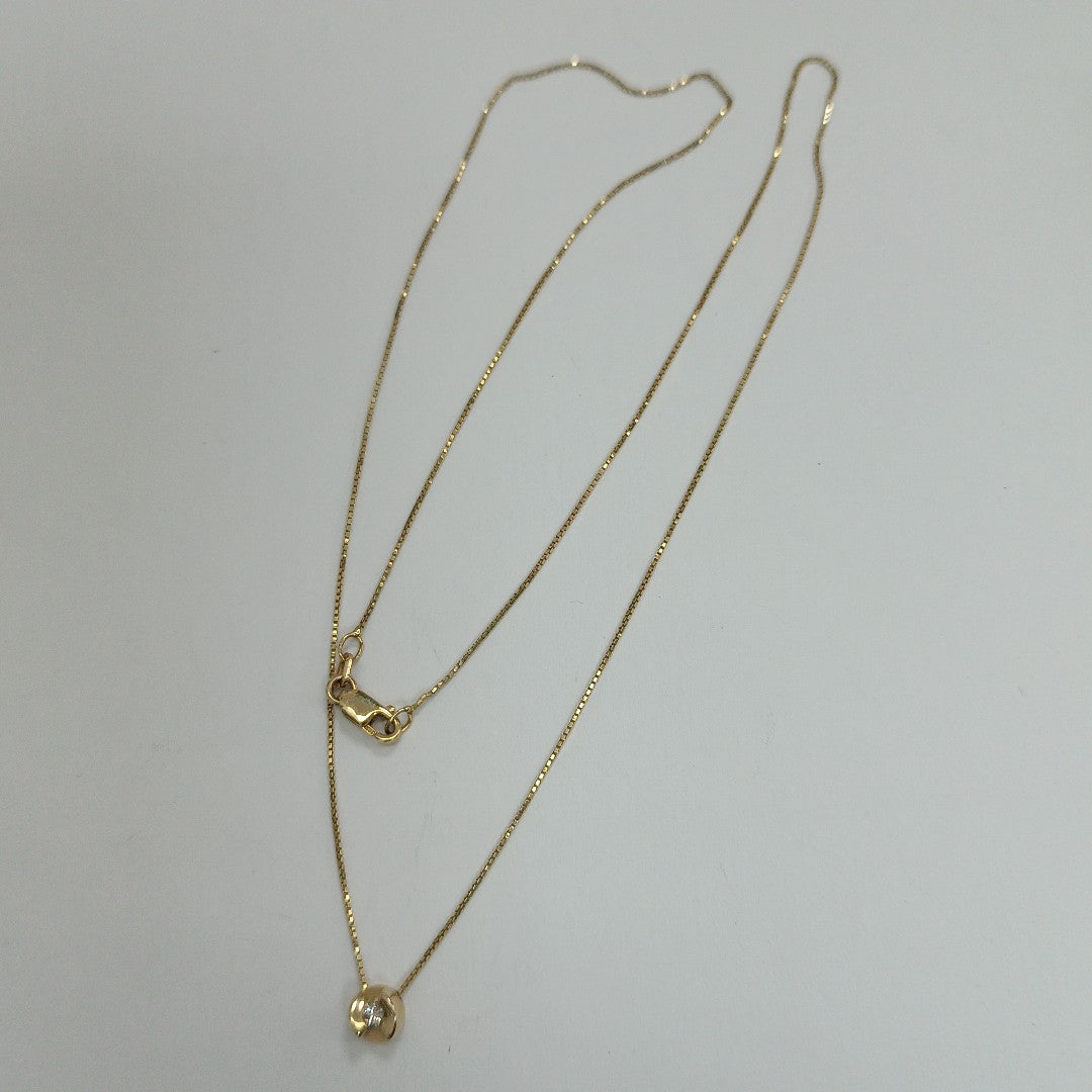 CADENA, DIJE ORO 14 K 2.2 GRMS (SEMINUEVO)