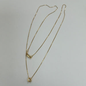 CADENA, DIJE ORO 14 K 2.2 GRMS (SEMINUEVO)