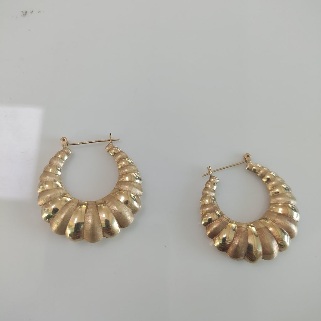 ARRACADAS PAR ORO 14 K 5,20 GRMS (SEMINUEVO)