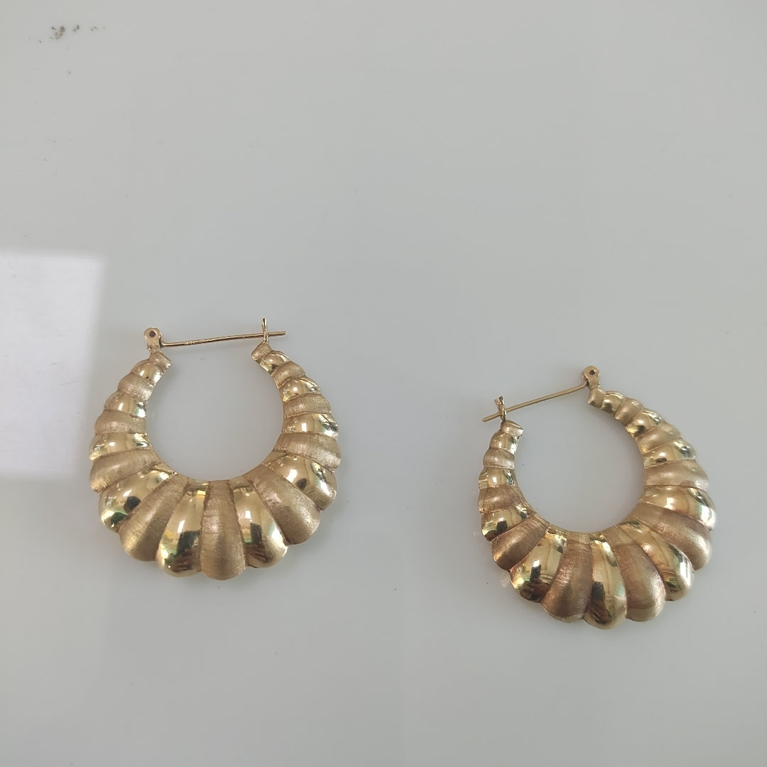 ARRACADAS PAR ORO 14 K 5,20 GRMS (SEMINUEVO)