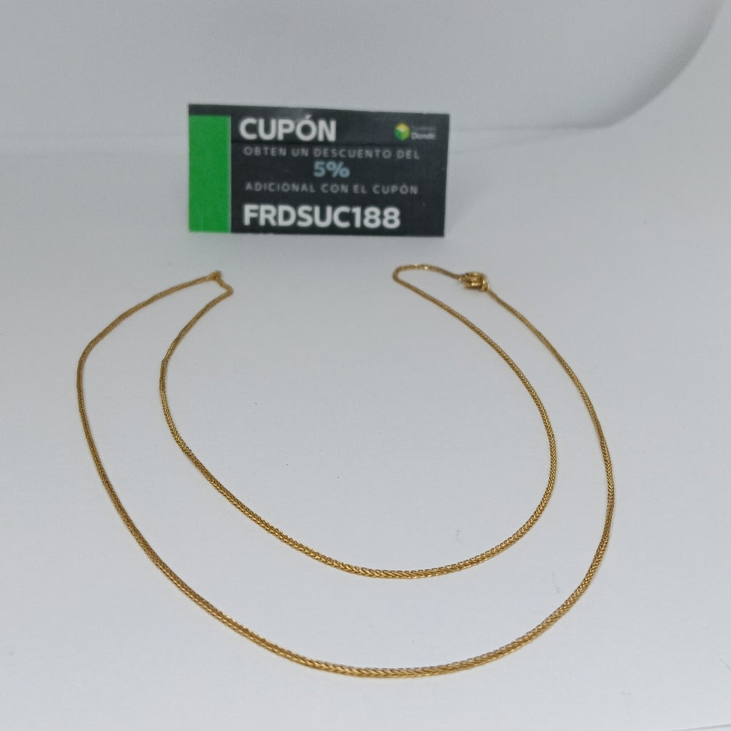 CADENA ORO 10 K 1,80 GRMS (SEMINUEVO)