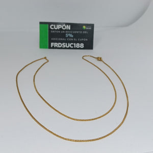 CADENA ORO 10 K 1,80 GRMS (SEMINUEVO)