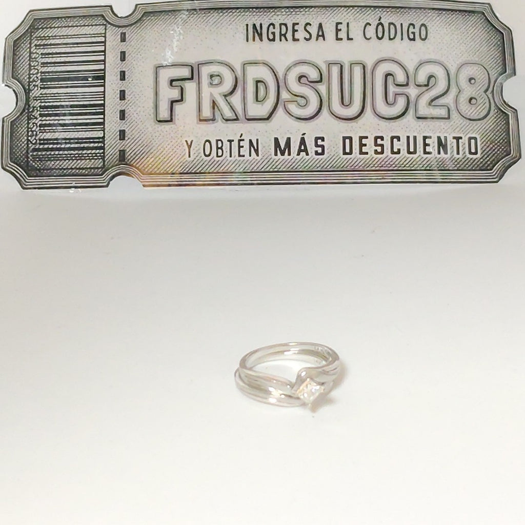 ANILLITO ORO BLANCO 14 K 4.5 GRMS (SEMINUEVO)
