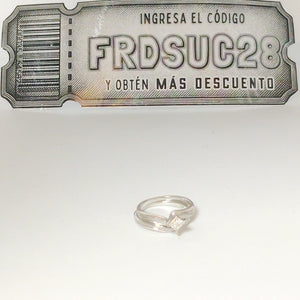 ANILLITO ORO BLANCO 14 K 4.5 GRMS (SEMINUEVO)