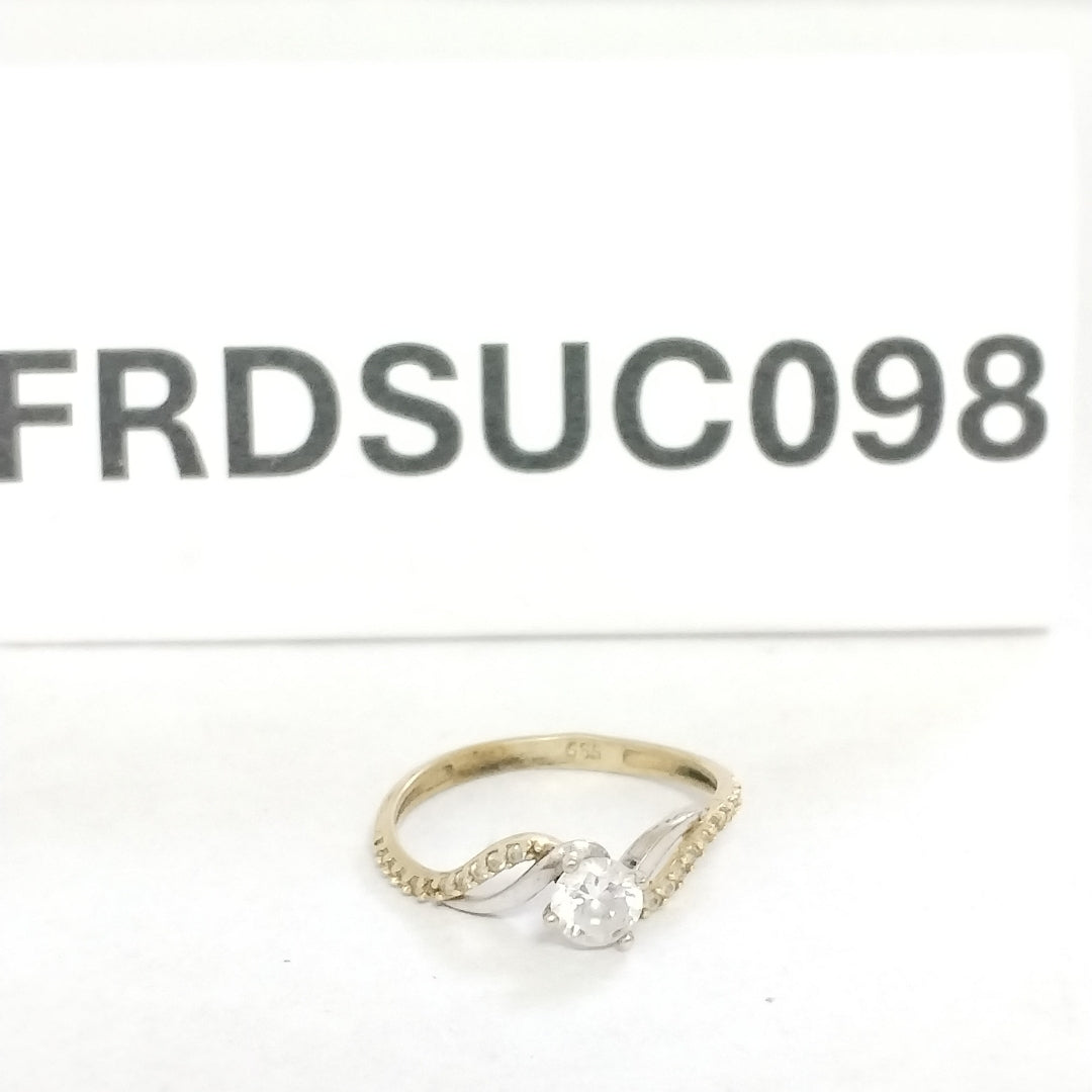ANILLITO ORO COMBINADO 14 K 1.6 GRMS (SEMINUEVO)