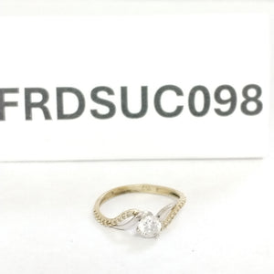 ANILLITO ORO COMBINADO 14 K 1.6 GRMS (SEMINUEVO)