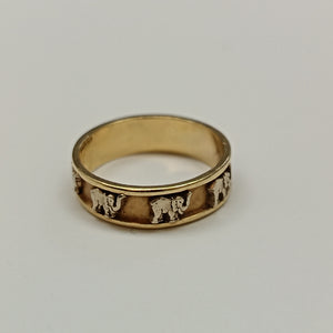 ARGOLLA DE LA SUERTE ORO 14 K 2,70 GRMS (SEMINUEVO)