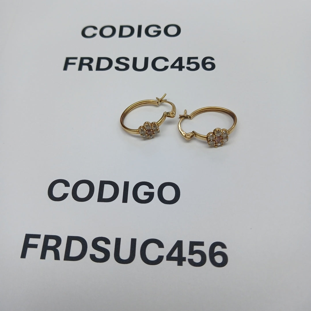 ARETES PAR ORO 10 K 2,60 GRMS (SEMINUEVO)