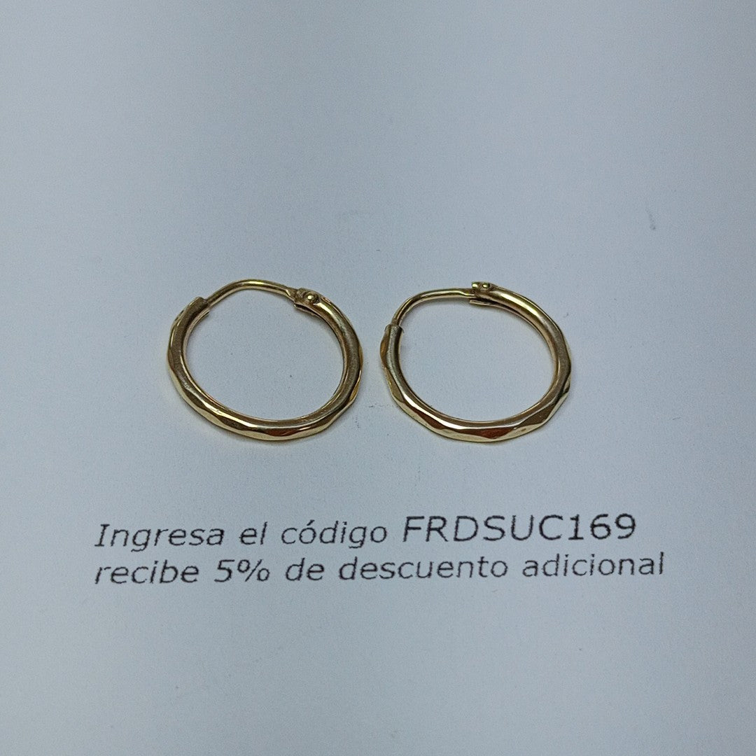 ARRACADAS PAR ORO 10 K 0.9 GRMS (SEMINUEVO)