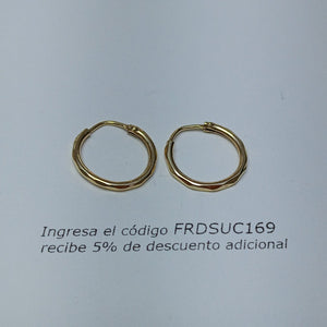 ARRACADAS PAR ORO 10 K 0.9 GRMS (SEMINUEVO)