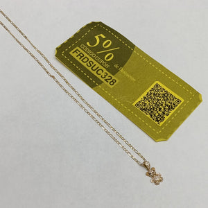 CADENA, DIJE ORO 14 K 2.8 GRMS (SEMINUEVO)