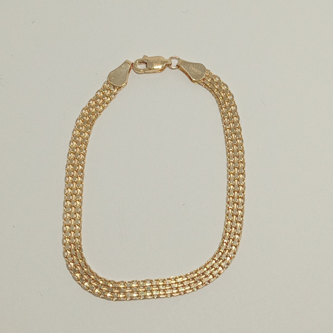PULSERA ESPECIAL 14K 18 CM 4.7 GR (NUEVO)
