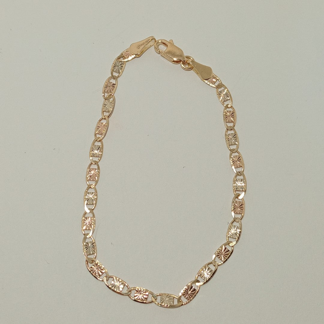 PULSERA GUCHI 14K 18 CM 3 GR (NUEVO)