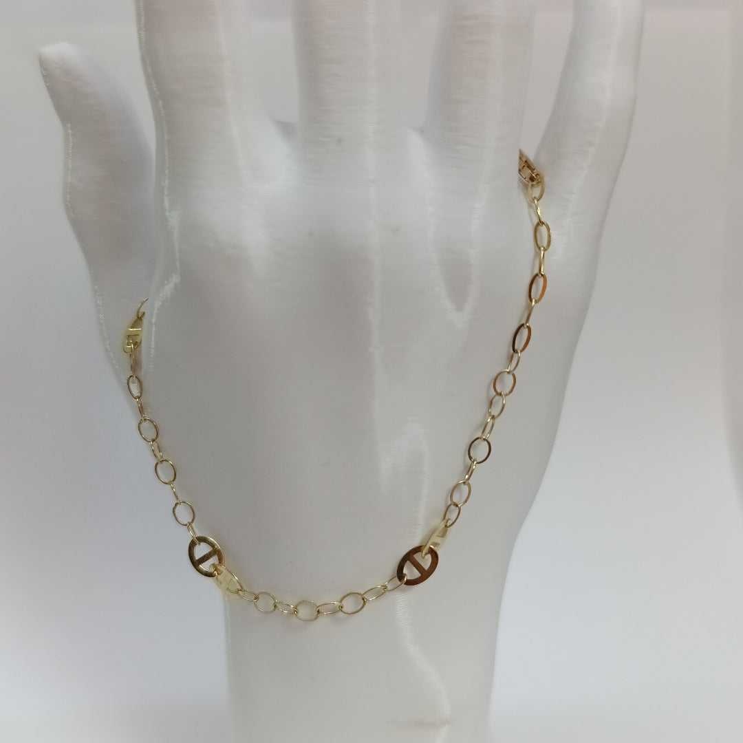 PULSERA ESPECIAL 14K 21 CM 1.9 GR (NUEVO)
