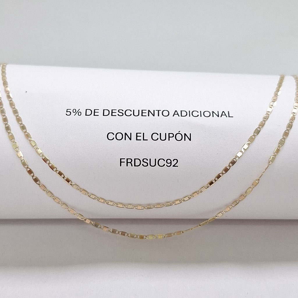 CADENA GUCHI 14K 50 CM 2 GR (NUEVO)