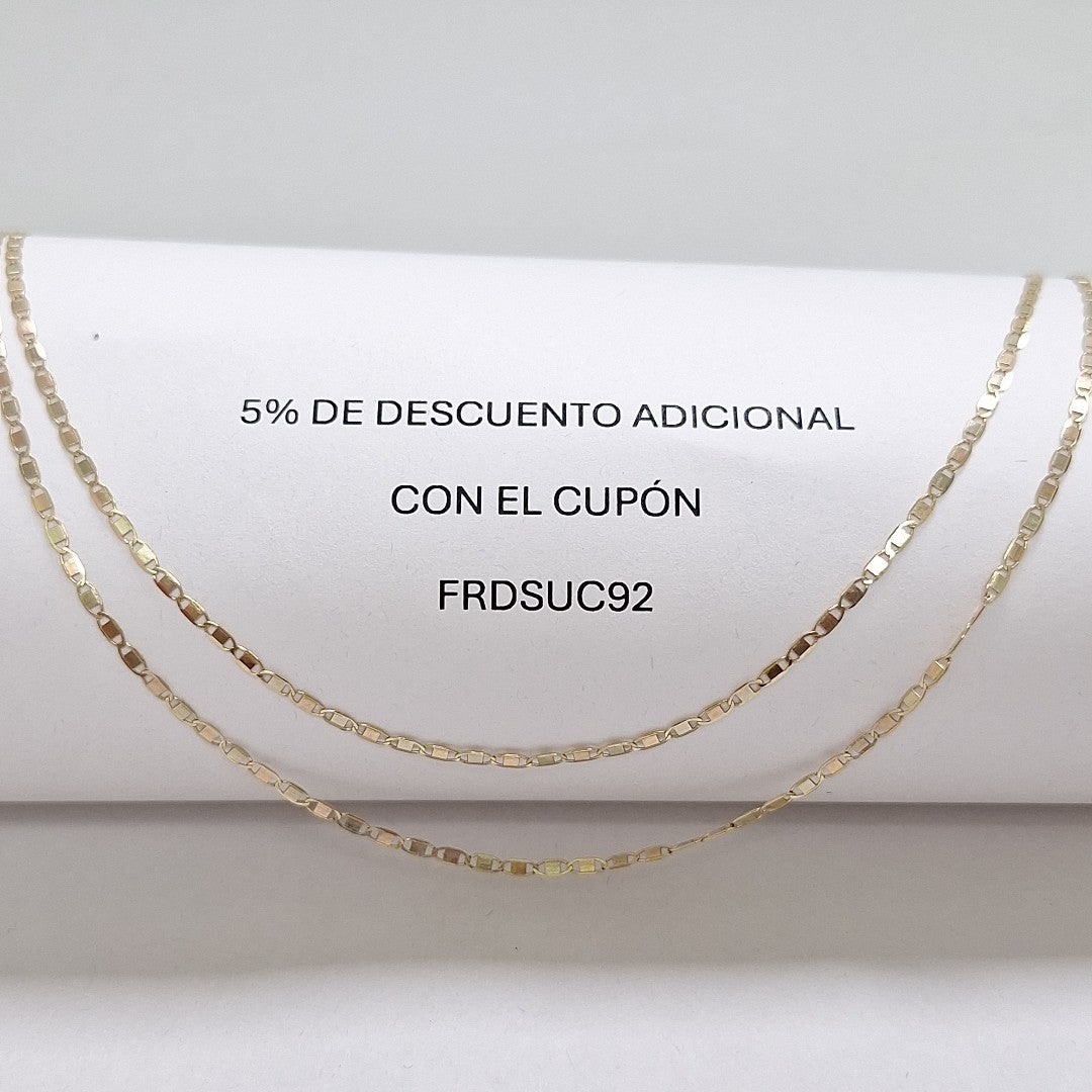 CADENA GUCHI 14K 50 CM 2 GR (NUEVO)