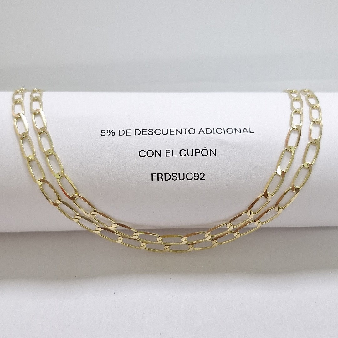 CADENA ESLABON 14K 60 CM 11.8 GR (NUEVO)