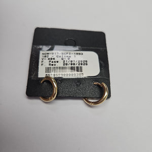 ARETES HUGGIES LISAS 14K 1.3 GR (NUEVO)