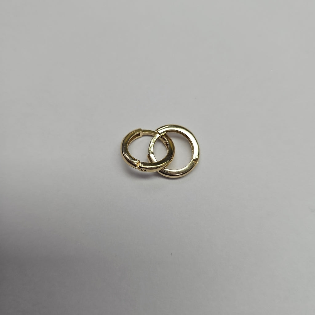 ARETES ARRACADAS LISAS 10K 1.2 GR (NUEVO)
