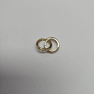 ARETES ARRACADAS LISAS 10K 1.2 GR (NUEVO)