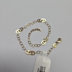 PULSERA ESPECIAL 14K 21 CM 1.8 GR (NUEVO)
