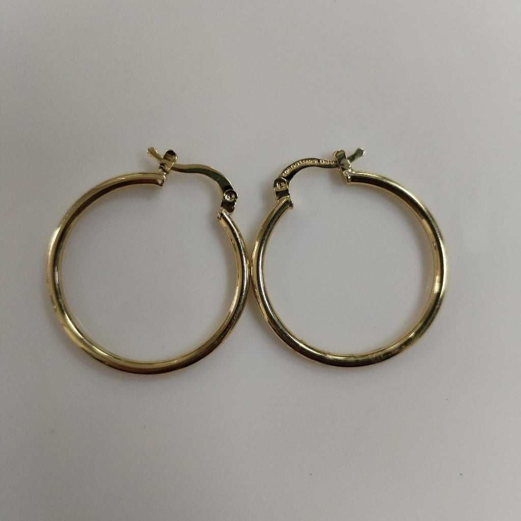 ARETES TEJIDO ARRACADAS LISAS 14K 1.5 GR (NUEVO)