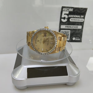 RELOJ CAJA Y PULSO ORO ORO 18 K 133.4 GRMS (SEMINUEVO)