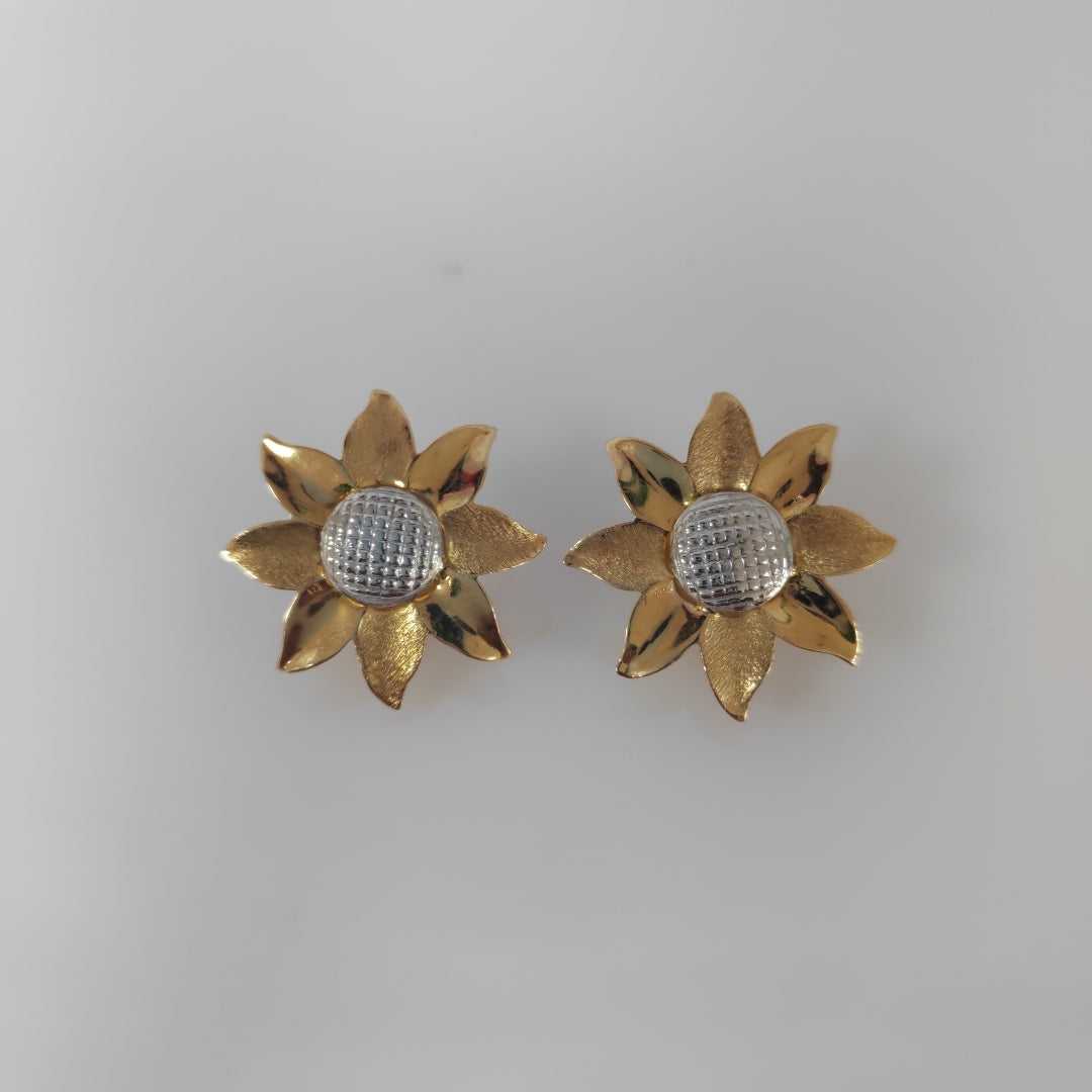 ARETES PAR ORO 14 K 3.9 GRMS (SEMINUEVO)
