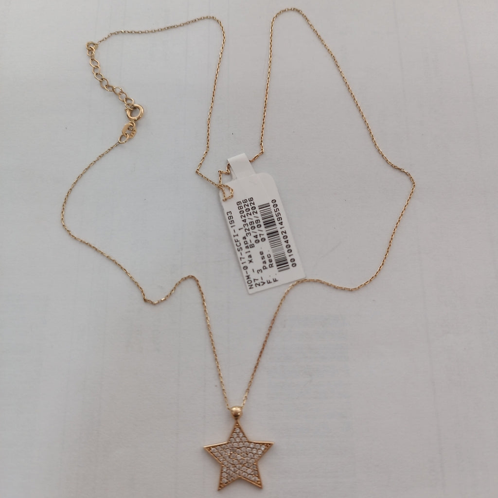 DIJE, GARGANTILLA ORO 14 K 2.1 GRMS (SEMINUEVO)
