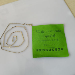 CADENA ORO 14 K 2.4 GRMS (SEMINUEVO)
