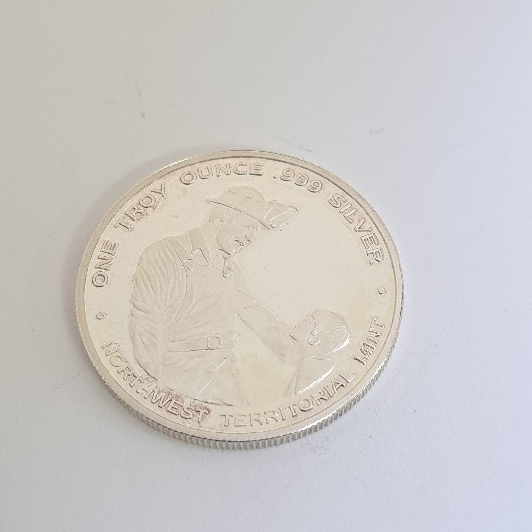 MEDALLA CONMEMORATIVA PLATA 31.2 GRMS (SEMINUEVO)
