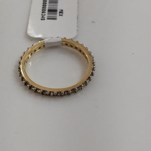 ANILLO ANILLITO CHURUMBELA C CIRCONIAS 14K 7.5 TALLA 2 GR (NUEVO)