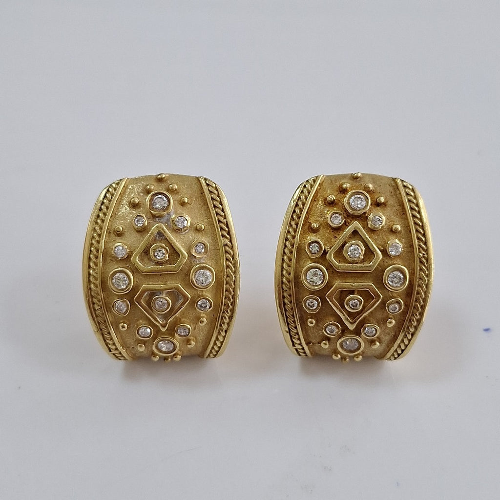 ARETES PAR ORO 18 K 20.9 GRMS (SEMINUEVO)
