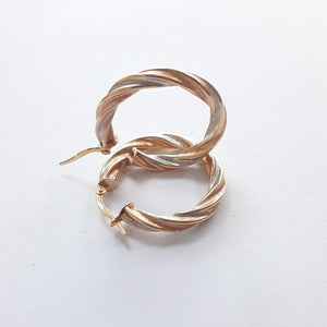 ARRACADAS PAR ORO 14 K 2.6 GRMS (SEMINUEVO)