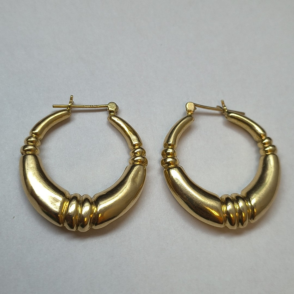 ARRACADAS PAR ORO 14 K 3,80 GRMS (SEMINUEVO)