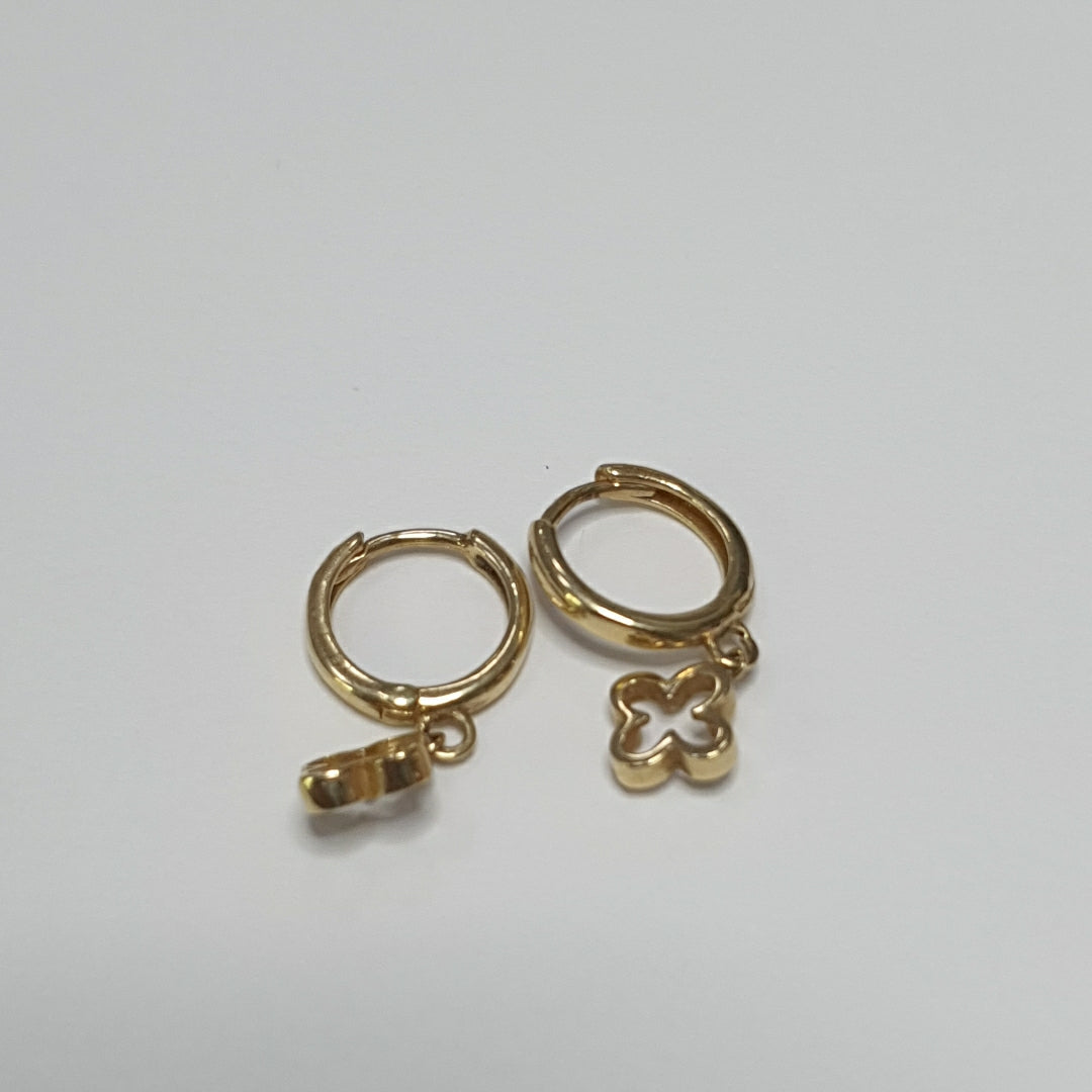 ARRACADAS PAR ORO 14 K 1,30 GRMS (SEMINUEVO)