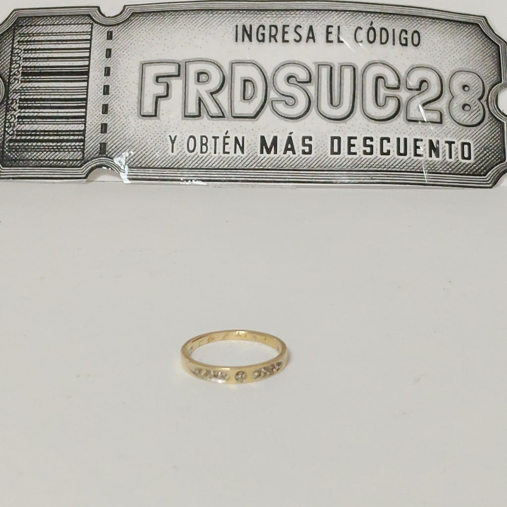 ANILLITO ORO 10 K 1,50 GRMS (SEMINUEVO)